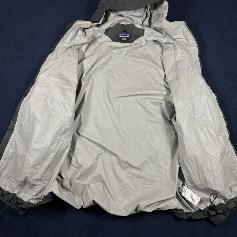 Patagonia Jacket Mens Large Grey Torrentshell 2.5L H2NO Windbreaker Rain Coat